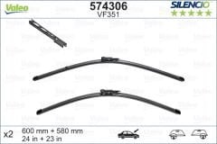 SILECEK SUPURGESI 600/580mm SWF BMW E60-VALEO 574306-61617049186-61617049187