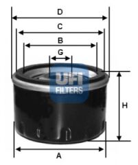 YAG FILTRESI FIESTA FUSION 02 08 1.25 1.4 FOCUS II 04 11 1.4 1.6 MONDEO IV 07 14 KUGA II 14 17 S MAX 07 14 1.6 ZETEC VOLVO C30 S40 S80 V40 V50 V60 V70-UFI 2313100-EM5G6714AA-7S7G6714CA- BM5G6714AA