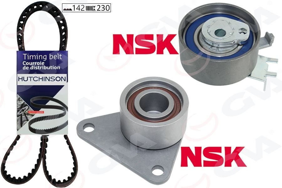 EKSANTRİK GERGİ KİTİ 142x230 LAGUNA 2.0 16V 95-01 -SAFRANE II 2.0 96-00 -VOLVO S40 99-04 K015509XS-GVA 59T1810H-7438610040-7701471520-8610040