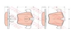 ON FREN BALATASI GALAXY S MAX 06 15 VOLVO S60 II 10 15 S80 II V60 V70 III 10 XC70 II 07-TRW GDB1684-ME6G9J2K021CA-30736322-1916761