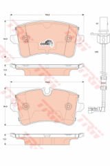 ARKA BALATA AUDI A8 2.0-3.0-4.0 TFSİ-TDİ 10-TRW-4H0698451C-4H0698451D