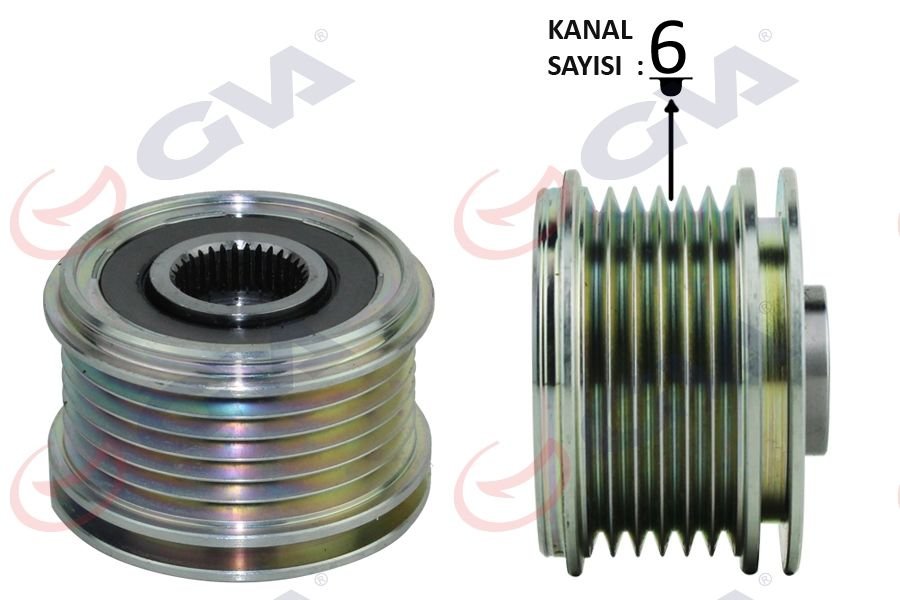 ALTERNATÖR KASNAĞI OAP PARTNER-308-3008-C4 1.5HDI 18- BOXER-JUMPER 2.0/2.2 HDI 18--GVA 2845001-9809200480-5703.A4-1635591980