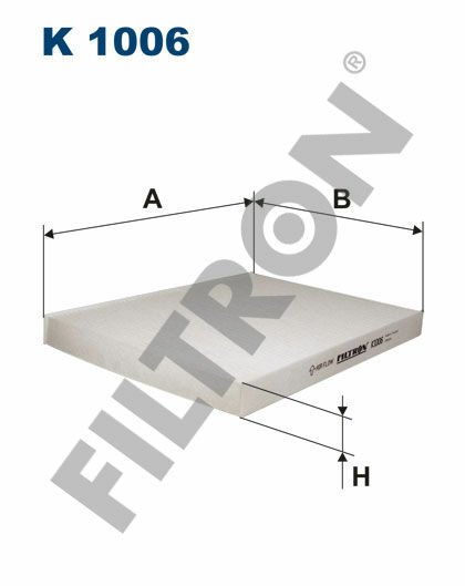 POLEN FİLTRESİ POLO3-POLO CLASSIC-GOLF3-GOLF4-BORA-A3-TOLEDO 97-04 -PASSAT 01-05-FILTRON K1006-1H0819644-1H0819644A-1H0819644B