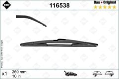 SILECEK SUPURGESI ARKA 260mm MERCEDES B-CLASS W246 11 18 . RENAULT CAPTUR 20 SWF-VALEO 116538-A2468201045-287903260R