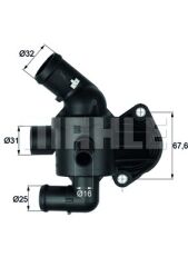TERMOSTAT KOMPLE 87C CADDY GOLF JETTA PASSAT TIGUAN LEON OCTAVIA A3 2.0 TDI CFFA CFFB CFGB CLLA-MAHLE TI15.87-03L121111AE