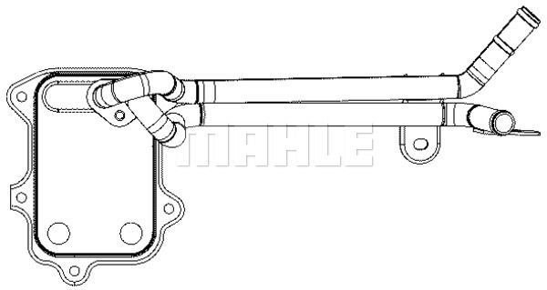 YAĞ SOĞUTUCUSU VW EOS 1.4TSI-1.6FSI 06 GOLF V 1.4FSI-1.4TSI 03-08-MAHLE CLC188000S-03C117021J