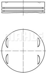 PISTON SEGMAN STD 84.00mm BMW M54 B30 E46 E39 E60 E65 E83 E53 Z3 Z4-MAHLE 0831300-11257506222