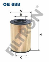YAĞ FİLTRESİ CADDY III-GOLF VI-JETTA III-IV-PASSAT-POLO-TIGUAN-TOURAN-T5-OCTAVIA-LEON-IBIZA-A1-A3-A4-FILTRON OE688-03L115466-03L115562