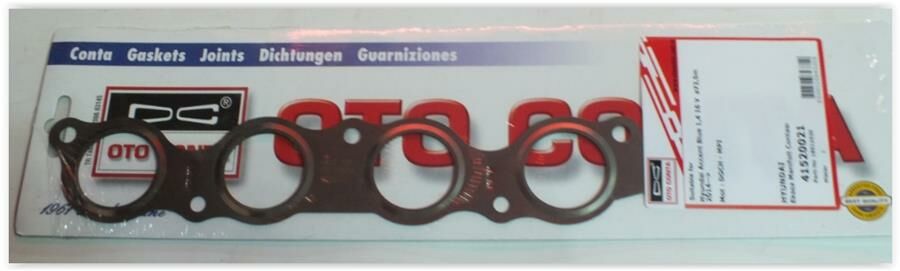 EGZOZ MANİFOLT HYUNDAI ACCENT BLUE 1.4 16V 14 ÇELİK-OTOCONTA 41520021-2852103600