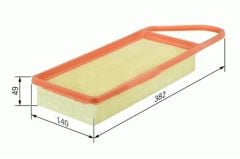 HAVA FİLTRESİ P206-P307 HDI 01-04 -C3 HDI-FIESTA 1.4 TDCI-FUSION TDCI SÜNGERLİ C3087/1-SARDES-1444.X2