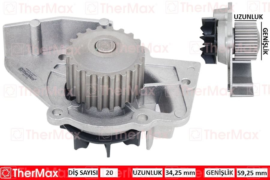 DEVİRDAİM PARTNER-BERLINGO-C5-307-EXPERT-BOXER-JUMPY-JUMPER-SCUDO-DUCATO 2.0HDI DW10-THERMAX T01.179-1201.C4-9569147388-1741067G00