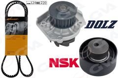 DEVİRDAİMLİ EKSANTRİK GERGİ KİTİ 124x220 BRAVA 1.2 16V-BRAVO I-II 1.2 -1.4-DOBLO 1.4-LINEA-PALIO 1.2 MAREA-GVA 59WPK2915-71736717