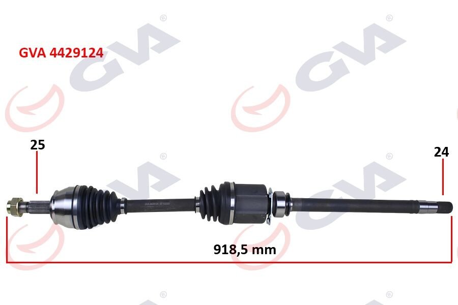 AKS KOMPLE SAĞ BIPPER-NEMO 1.3 HDI 10 FIORINO 1.3 MJTD Euro5 MOT. 13 İÇ AKS KAFALI-GVA 4429124-1607440180-1612383480-51975576
