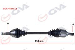 KOMPLE AKS SOL CLIO IV 0.9 Tce A/T 12- 6 VİTES-GVA 4414311-391017355R-7701209469