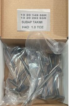 SUBAP TAKIMI EMME-EGZOZ CLIO V 19 TALIANT 21 MEGANE IV 15 DACIA DUSTER II 19 1.0TCE H4D 12V IN-EX-OEK 132014955R-132014955R-132029393R