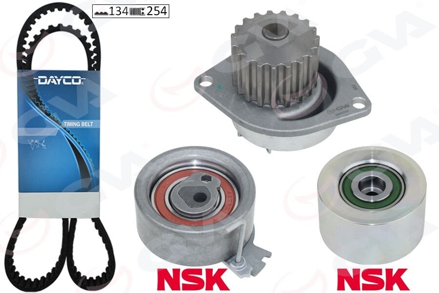 DEVİRDAİMLİ EKSANTRİK GERGİ KİTİ 134x254 P206-307-PARTNER-BERLINGO-C3-XSARA 1.6 16V NFU TU5JP4-GVA 59WPK4317-0831.L7-0831.V1-0831.L6