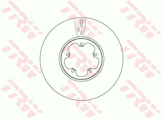 ÖN FREN AYNASI ADET TRANSİT V363-TOURNEO CUSTOM 2.2 TDCİ 13 TEK TEKER 308x33x93.1x55x5DLxHAVALI-TRW DF6752S-1763884-1842633-BK211125A1D