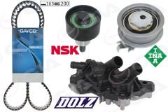 DEVİRDAİMLİ EKSANTRİK GERGİ KİTİ POLO-GOLF7-PASSAT-A3-LEON 1.2 TSI-1.4 TSI 13 5 ÇIKIŞLI CJZA-CJZB- CYVA-CYVB 163 DİŞ-GVA 59WPK7512-1-04C109244D-04E109479A-04E198119