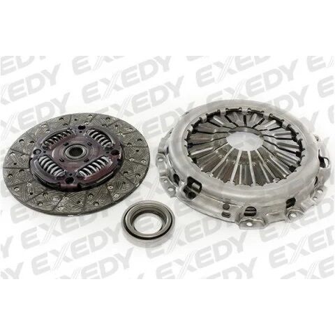 DEBRİYAJ SETİ BASKI DİSK BİLYA NISSAN NAVARA 2.5L YD25DDTİ Euro4 D40M 04-09 sabit göbek volantla r için-EXEDY NSK2191-30100JS10C-30210JS10B