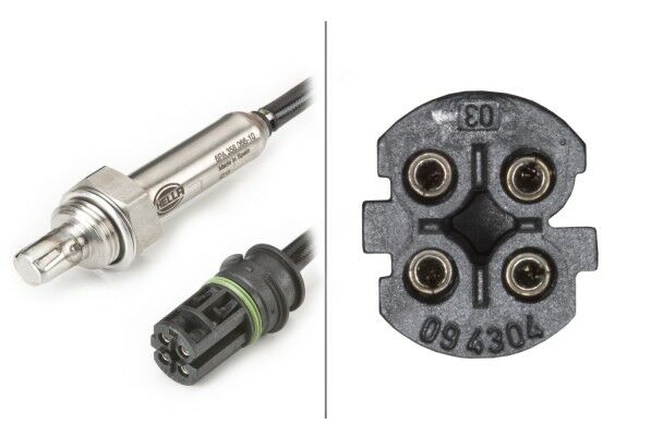 OKSIJEN SENSORU uzunluk 970 mm BMW M52 E36 E38 M52 E39-HELLA 6PA358066101-11781427884-11781437943