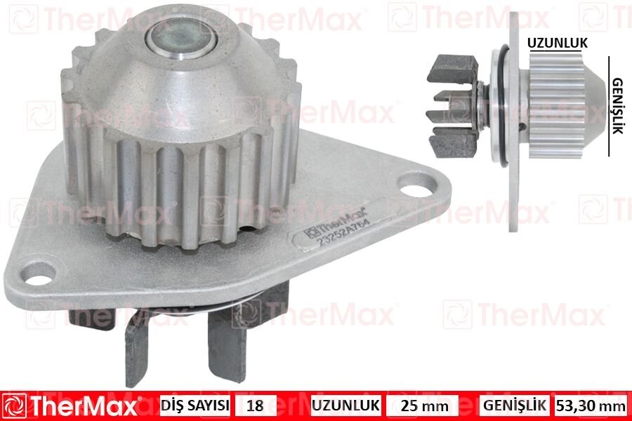 DEVİRDAİM 206-207-1007-PARTNER-BERLINGO-C2-C3-SAXO-XSARA 1.4 PA837 T-THERMAX T01.224-1201.G0-9631169188-1609417080