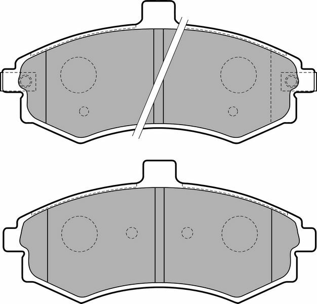 FREN BALATASI ÖN HYUNDAI ELANTRA. MATRİX 10/01 04/05-DELPHI