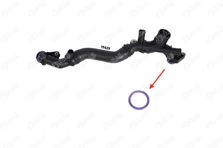 DEVİRDAİM BORUSU CONTASI MEGANE 4-CLIO V-KADJAR 1.3TCe-TALISMAN-DUSTER-DOKKER-QASHQAI 1.3DIG-T-IBRAS 11432-210495321R-2104900QAD