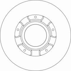 ARKA FREN DISK AYNASI TRANSIT CUSTOM V362 12 ABS LI O.CEKER CAP 308 16-TRW-BK212A097EA-2012584-2040064