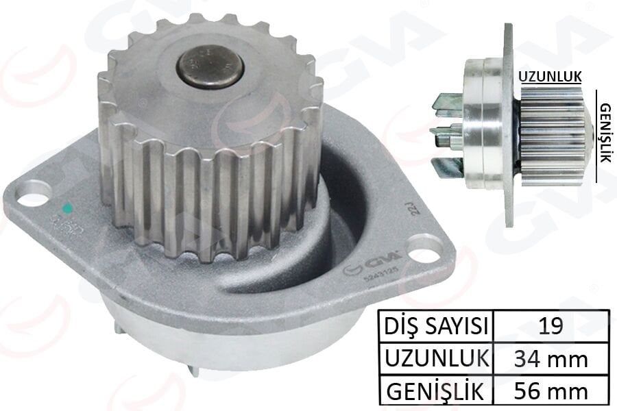 DEVİRDAİM 106-206-307-C2-C3-C4-SAXO-XSARA-BERLINGO-PARTNER 1.6 16V-DFM SUCCE 1.6 16V 09-13 TU5JP4-GVA 5243125-1201.E5-1201.A2-1609417280