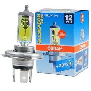 AMPUL 12V H4 60/55W 43T TIRNAKLI KOLORMATİK-ALLSEASON SUP.SERİ 30 FAZLA TÜM HAVA KOŞULLARI İÇİN-OSRAM 64193ALS-002575100000