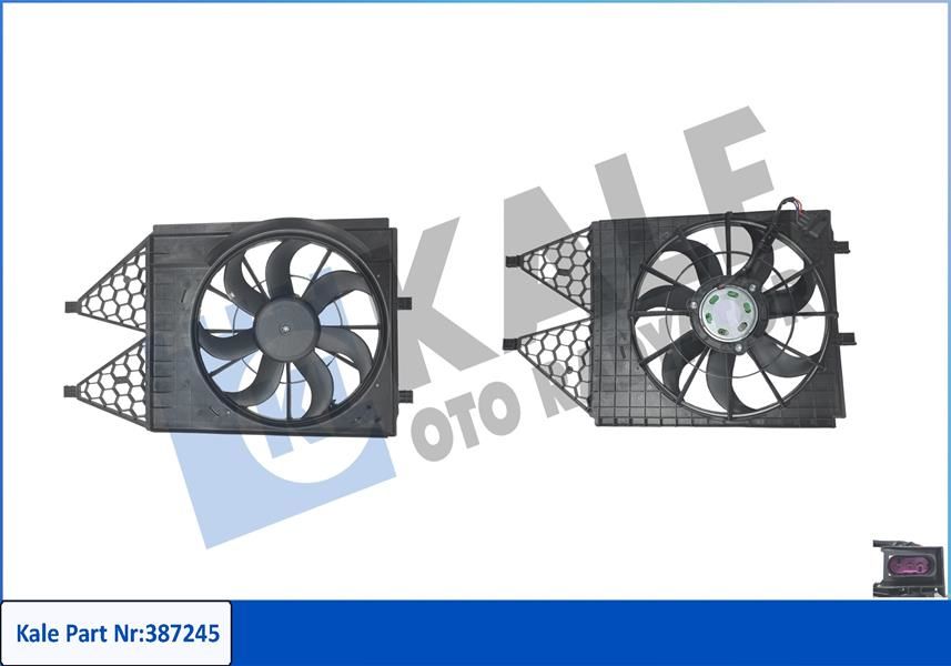 FAN GRUBU SEAT CORDOBA 02 09-IBIZA IV 08 16-TOLEDO IV 12 19-SCODA FABIA I-II 99 08-RAPID 12 19-VOLKS WAGEN POLO 09 1.2 1.4-1.9TDI 1.4-1.6 16V 250-80W 394MM 12V DAVLUMBAZLI FAN MOTORU-KALE-6Q0959455AD-6R0121207-6R0959455C