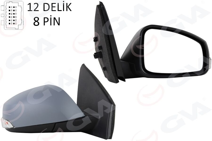 ELEKTRİKLİ ISITMALI SİNYALLİ KATLANIR SENSÖRLÜ ASTARLI ASFERİK SOL L MEGANE FLUENCE 08--GVA-51403755424-963020181R-963029473R