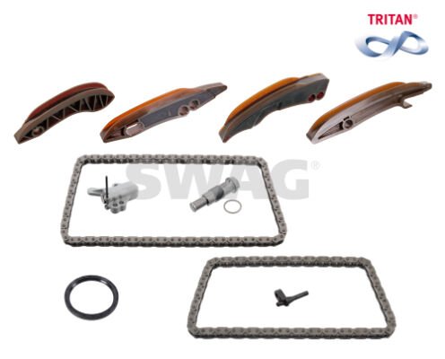 EKSANTRİK ZİNCİR SETİ ALT UST BMW B37 C15 F45 F46 F48 MINI F54 F55 F56 F57 F60 FEBI 174035-SWAG 33102031-11318570649S4