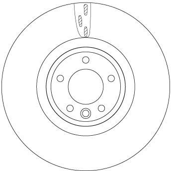 FREN DISKI ON DEFENDER L663 DISCOVERY 5 L462 R.R 4 VOGUE L405 R.R SPORT 2 L494-TRW DF6957S-LR098968-LR161894