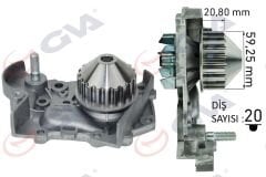 DEVİRDAİM R19-R9-CLIO-EXP 1.4 ENJ. E6J-E7J PA412-GVA 5212160-7700736091-7701633125