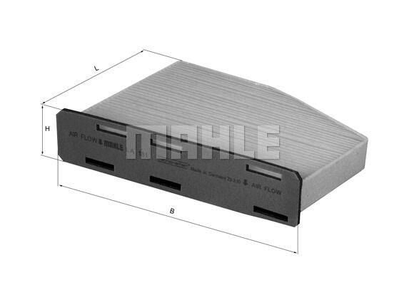 POLEN FİLTRESİ CADDY III-JETTA III-PASSAT-TOURAN-GOLF V 1.4-16FSI-1.4TSI-1.6TDI-1.8TSI-1.9TDI-2.0TDI-MAHLE LA181-1K0819644-1K0819644A-1K0819644B