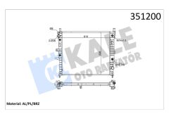 MOTOR SU RADYATORU MERCEDES ML-CLASS W163 98 05-KALE 351200-A1635000404