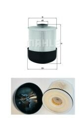 YAKIT FILTRESI MERCEDES CITAN OM607 W415 12 . RENAULT CLIO IV 12 CAPTUR I 13 EXPRESS 21 K9K 1.5 dCi-MAHLE KX338.26D-A6070900752-164099594R-164031581R