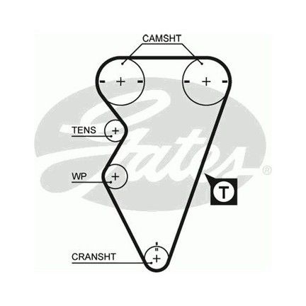 TRİGER KAYIŞI 143x230 ROVER 200-400 MG DAEWOO FSO LOTUS CT708-GATES-CDU2749