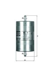 YAKIT FİLTRESİ CLIO-R9-R11-R19-R21-SAFRANE-P505-P806-TRAFIC-MASTER-IBIZA I -GOLF III-MALAGA-MAHLE KL2-7700680167-1H0201511A-1567.13