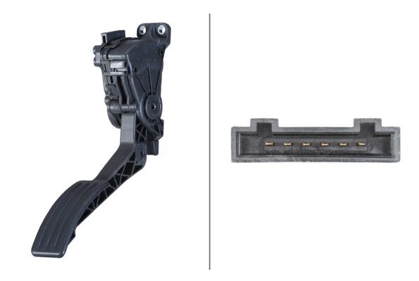 GAZ PEDALI KONUM SENSÖRÜ DACIA DUSTER 10 LOGAN 05 SANDERO 08 1.4 1.5dCi 1.6-HELLA 6PV010946191-6001548477