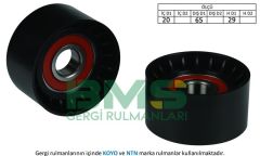 V KAYIŞ GERGİ RULMANI MITSUBISHI CANTER-BMS 347-504334709-MK667237-1871223