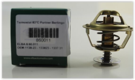 TERMOSTAT 83C PARTNER-BERLINGO-DUCATO-SCUDO-P206-P307-P406 1.9D-2.0HDI-ELBA 860011-1338.23-9616090180