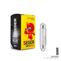 AMPUL FES 12V 10W SV8.5-8 41MM SOFİT STANDART YENİLEME-SEGER 209403