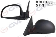 DIŞ DİKİZ AYNASI SOL ACCENT 03 ELEKTRİKLİ ISITMALI KONVEKS 5 FİŞ VM-449EHL-GVA-8761025760