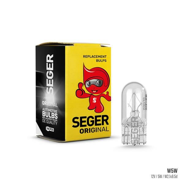 AMPUL W5W 12V 5W W2.1X9.5D T10 B. DİPSİZ STANDART YENİLEME-SEGER 209526