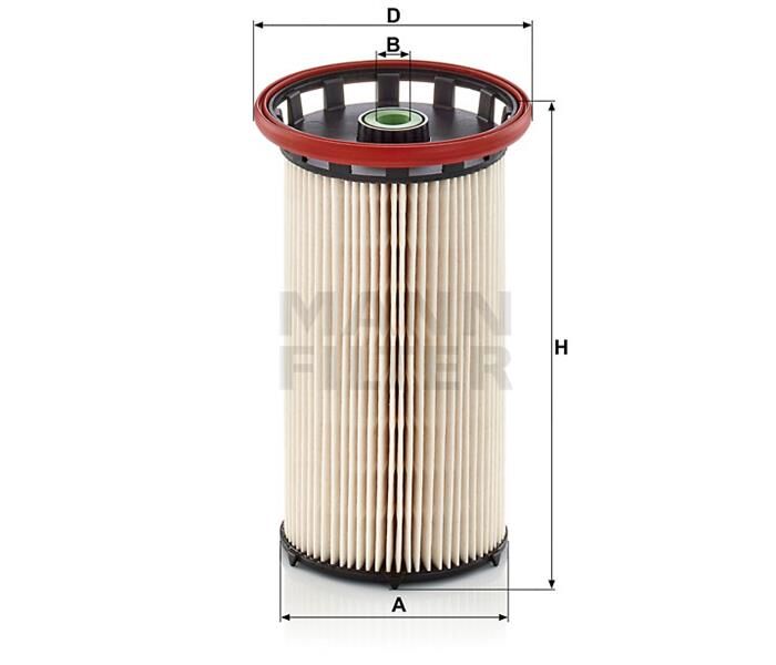 MAZOT FİLTRESİ GOLF VII 13 PASSAT 14 TIGUAN 14 CADDY III 11 A3 12 TOLEDO LE 147MM-MANN PU8028-5Q0127177-5Q0127177B