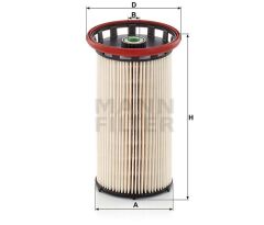 MAZOT FİLTRESİ GOLF VII 13 PASSAT 14 TIGUAN 14 CADDY III 11 A3 12 TOLEDO LE 147MM-MANN PU8028-5Q0127177-5Q0127177B