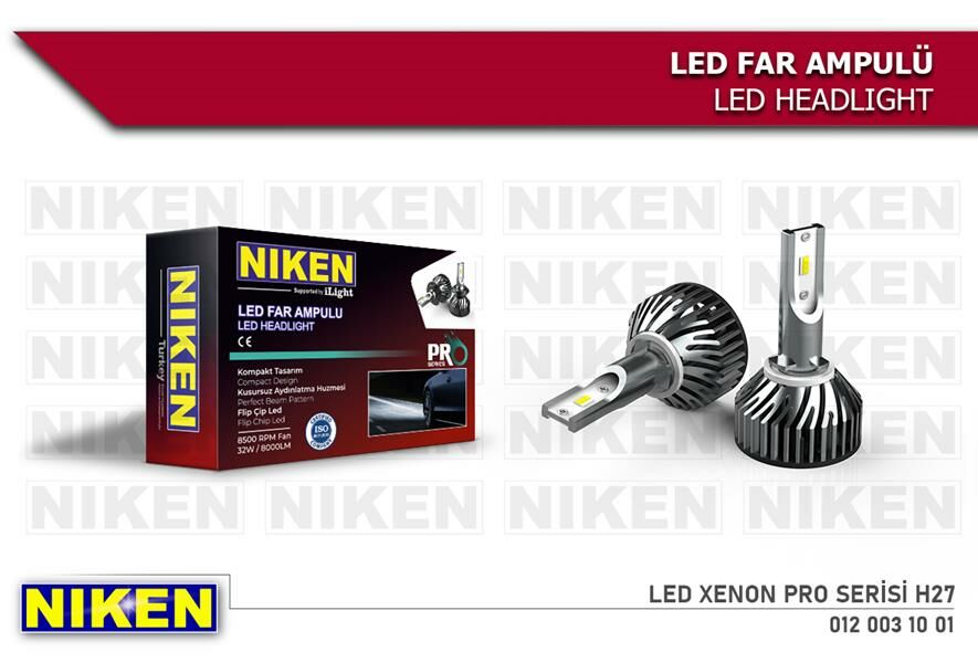 AMPÜL LED XENON PRO SERISI H27-NIKEN 0120031001