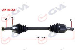 KOMPLE AKS SOL ACCENT ERA 06-12 1.4GL-1.6 GLS ABS Lİ 48DİŞ 640mm-GVA 4491005-495001E000